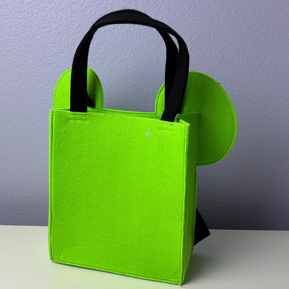 Glow in the Dark Halloween Mickey Mouse Tote Trick or Treat Bag Dracula Spider - Picture 3 of 9